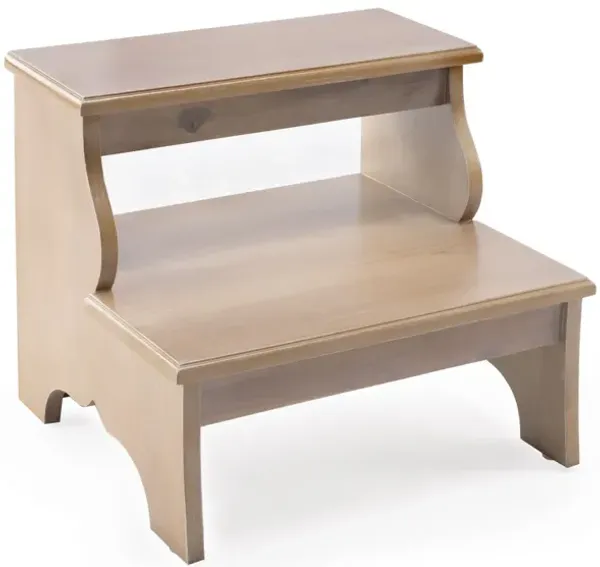 Manufactured Wood Backless Chair - Natural