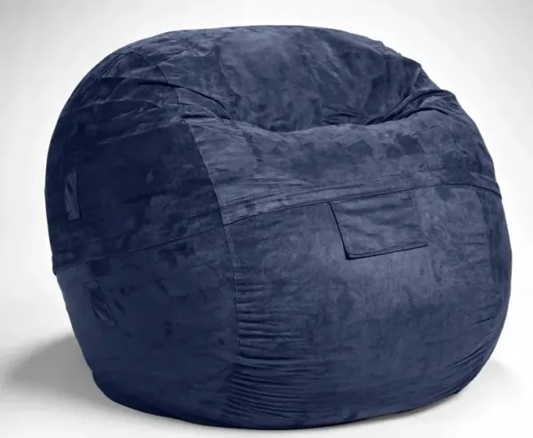 Classic Cozy Bean Bag Chair - Royal Blue
