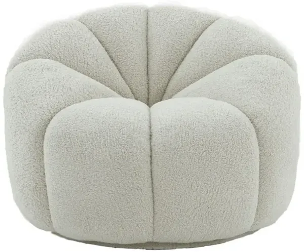 Sherpa Lounge Chair - White