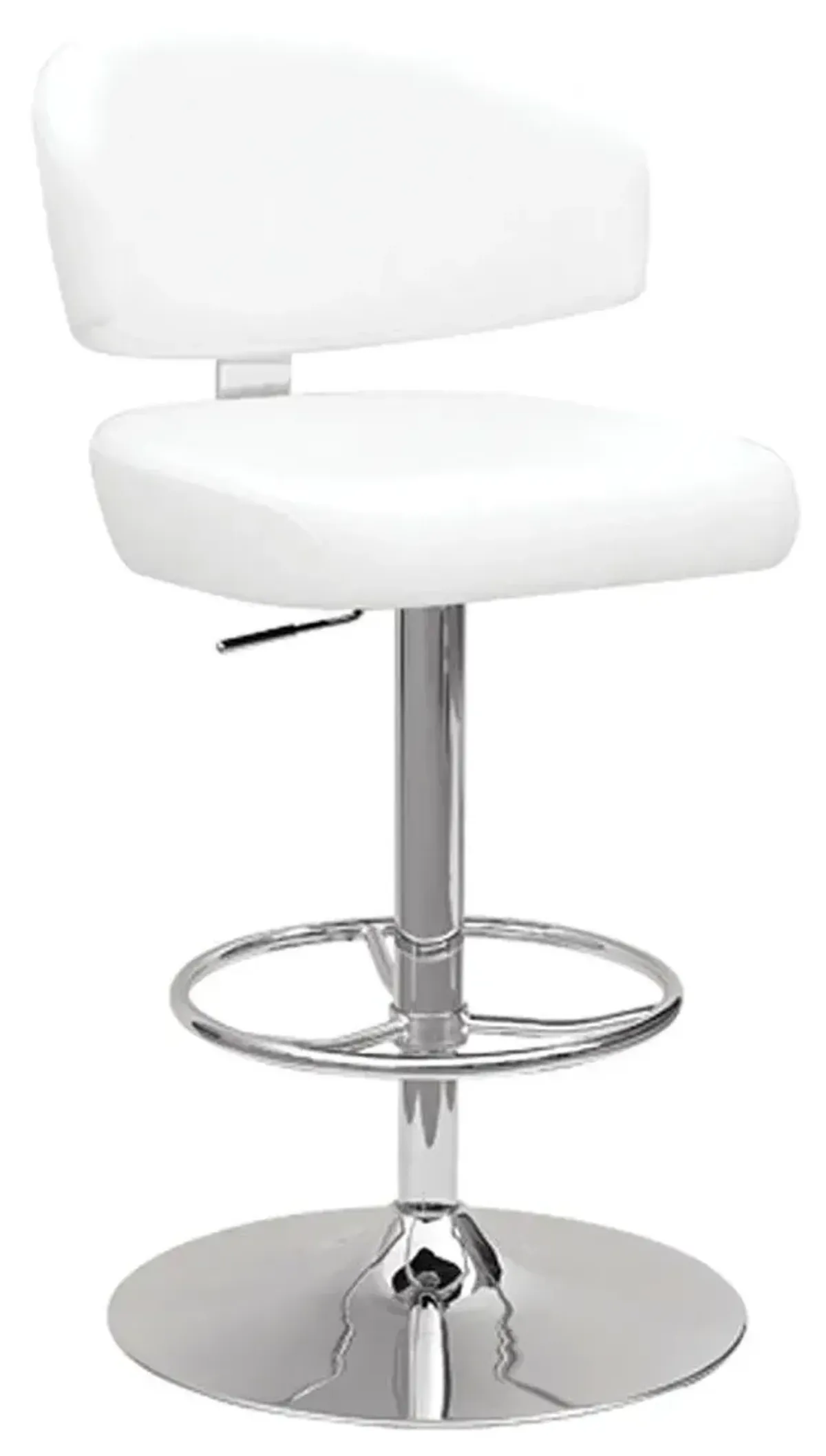 22" x 21" x 38" Bar Chair - White