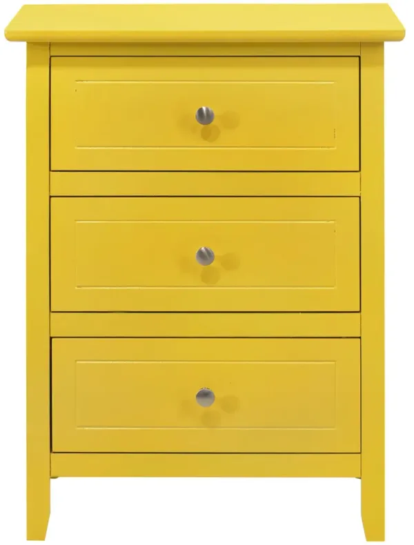 Daniel - 3 Drawer Nightstand