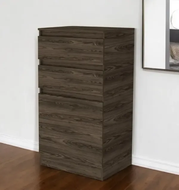 Two Drawer Standard Chest - Brown