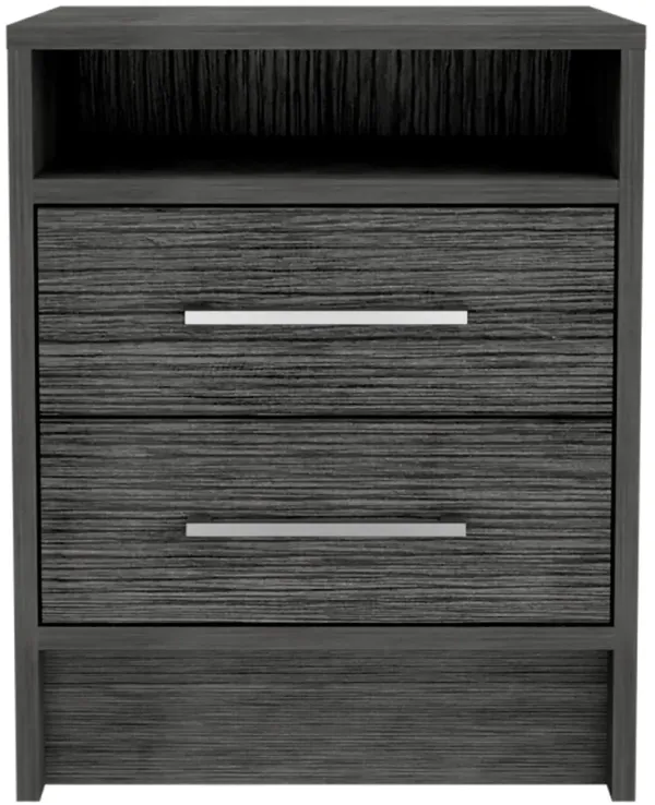 Sophisticated And Stylish Nightstand - Smokey Oak