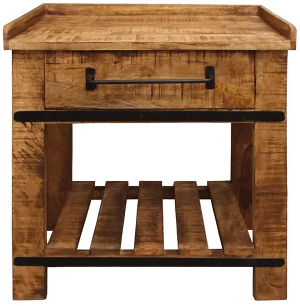 29" One Drawer Nightstand - Natural