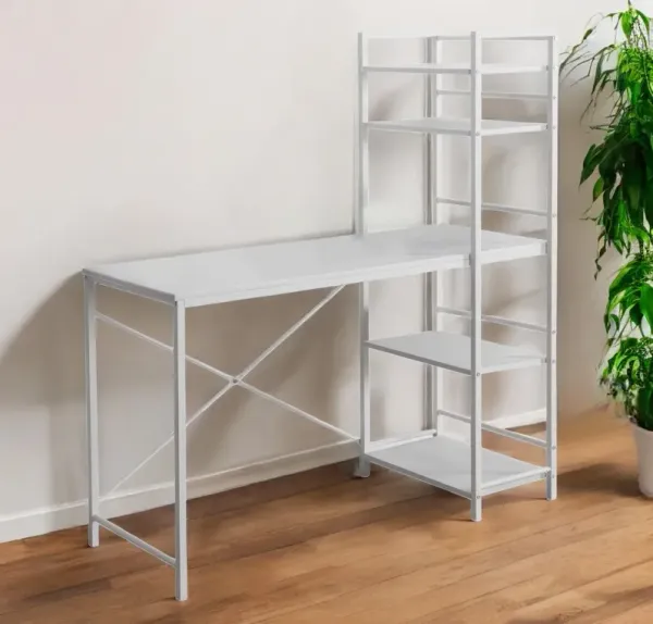 19" Computer Desk - White