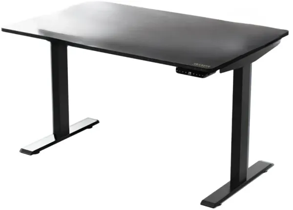 30" x 48" Electric Adjustable Stainless Steel Standing Desk - Black