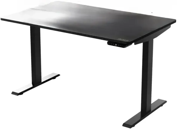 30" x 60" Adjustable Stainless Steel Standing Desk - Black