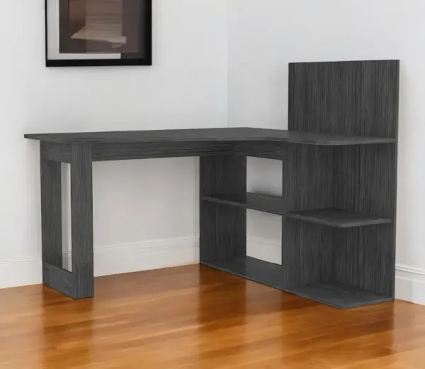 47" L Shape Computer Desk - Gray