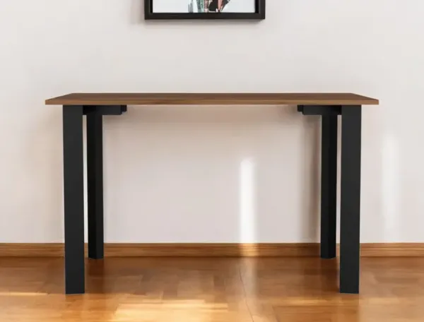 47.2" x 25.2" x 28.8" Computer Desk - Brown And Black