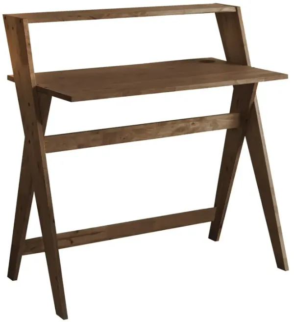 Wood Writing Desk - Espresso