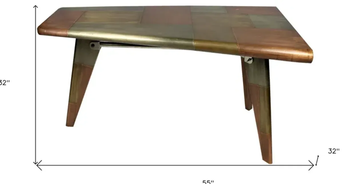 Aluminum Writing Desk - Copper