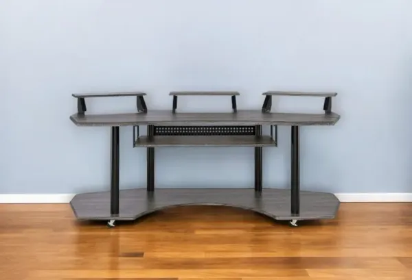 Music Recording Studio Desk - Black / Gray