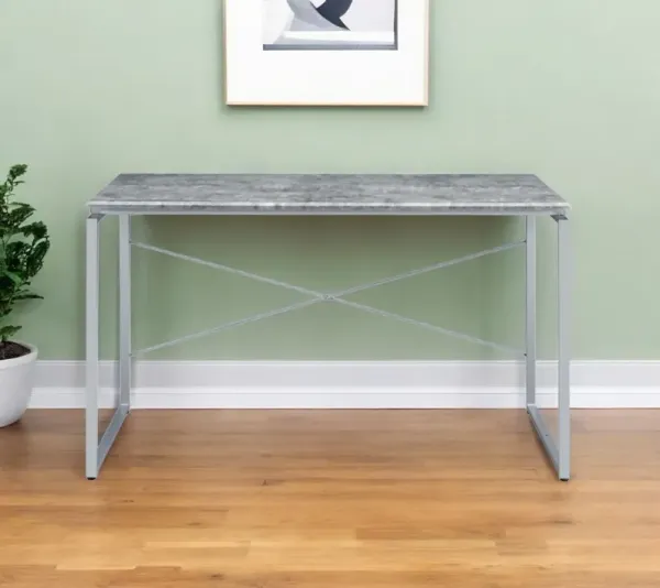 47" Writing Desk - Gray