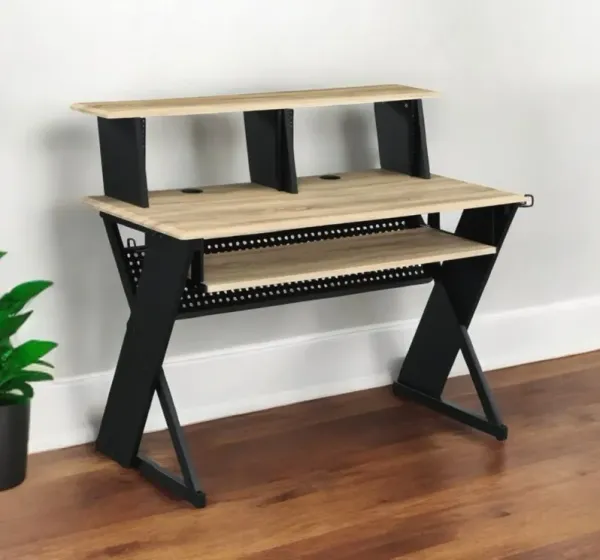 Music Desk - Natural And Black