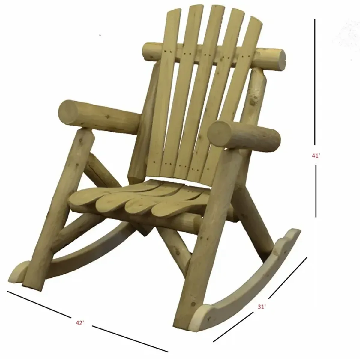 Wood Rocking Chair - Natural