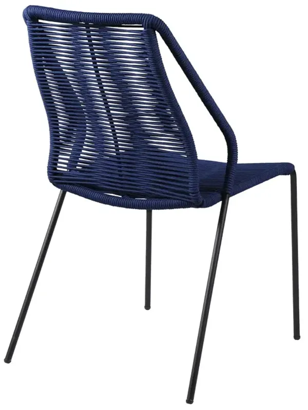 Metal Outdoor Dining Chair (Set of 2) - Blue