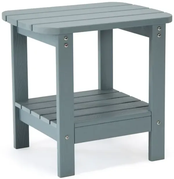 Plastic Outdoor Side Table - Aqua