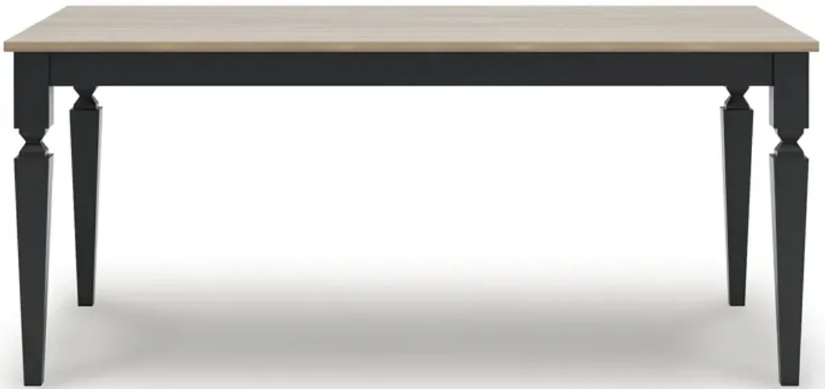 Brenkerton - Rectangular Dining Room Table - Grayish Brown / Black