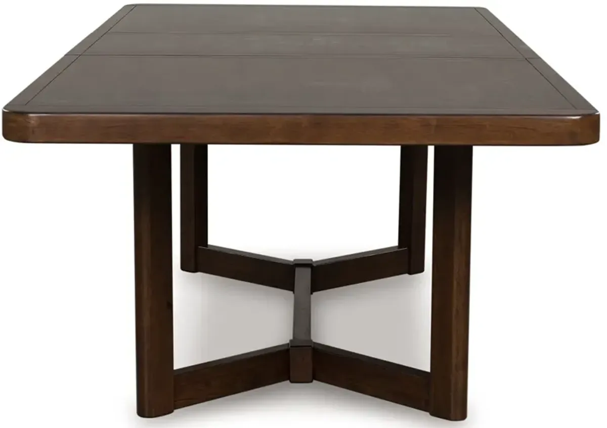 Dilenno - Dark Brown - Rectangular Dining Room Extension Table