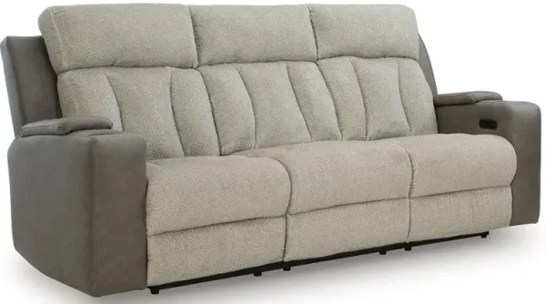 WhipLash - Sisal - Power Reclining Sofa With Adj Headrest