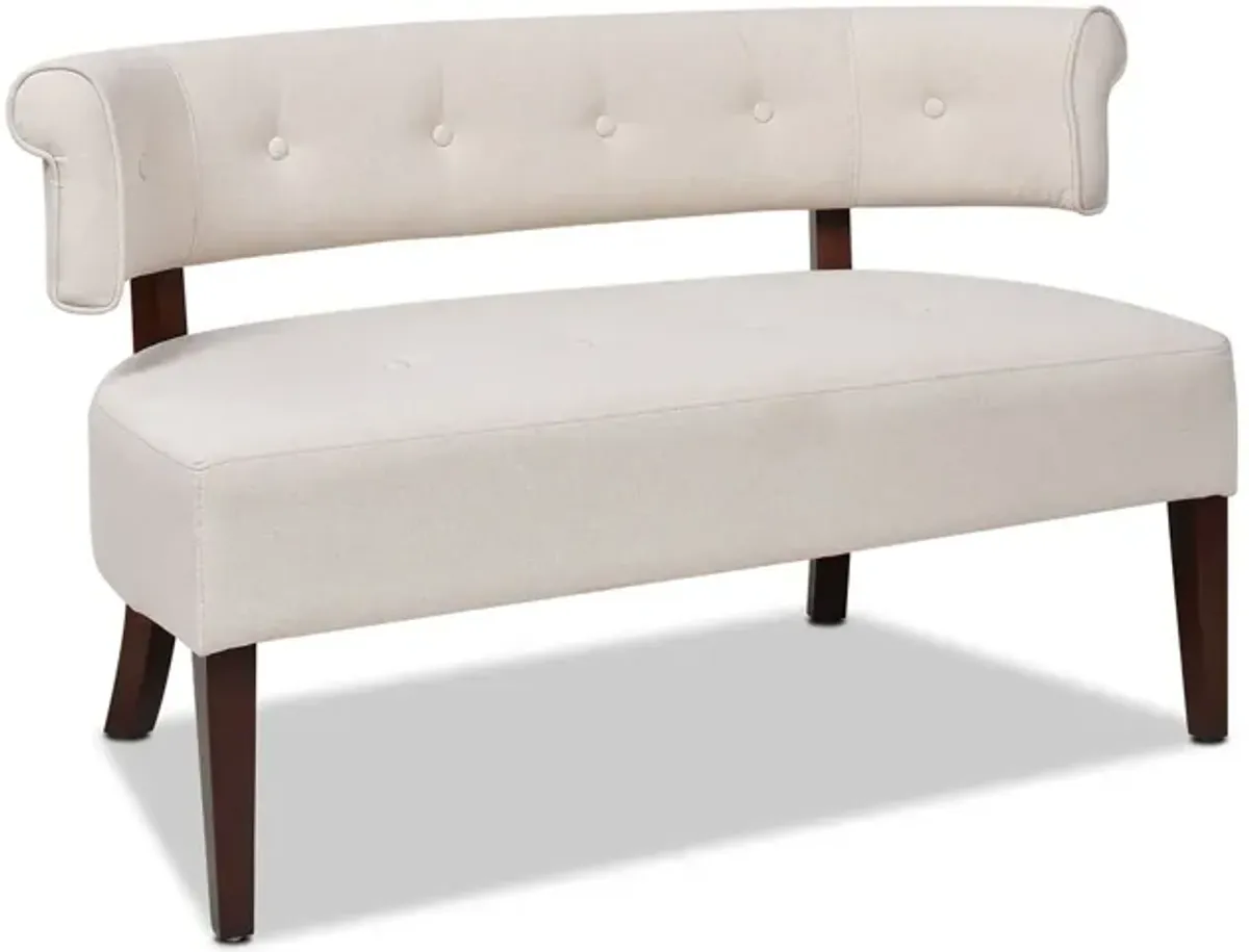 Jared - Versatile Roll Arm Tufted Bench Settee