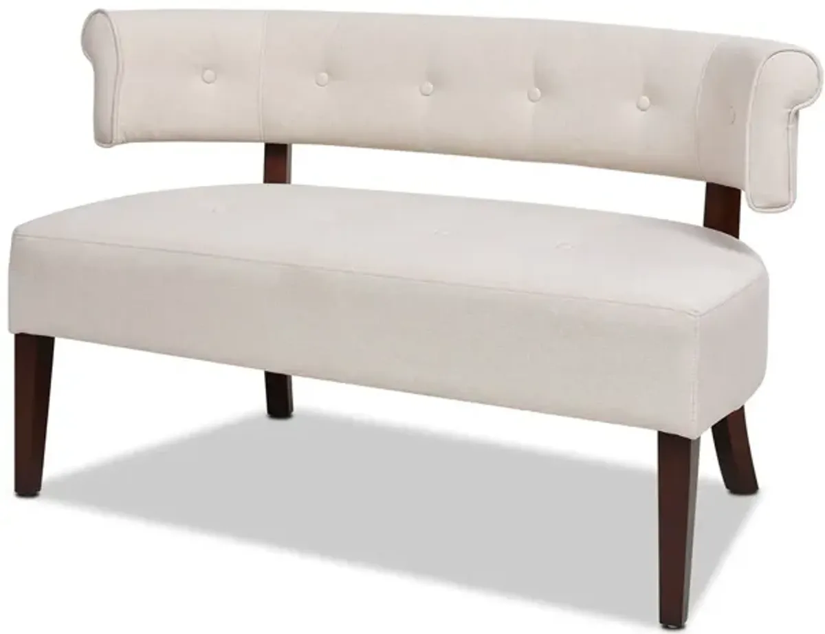 Jared - Versatile Roll Arm Tufted Bench Settee