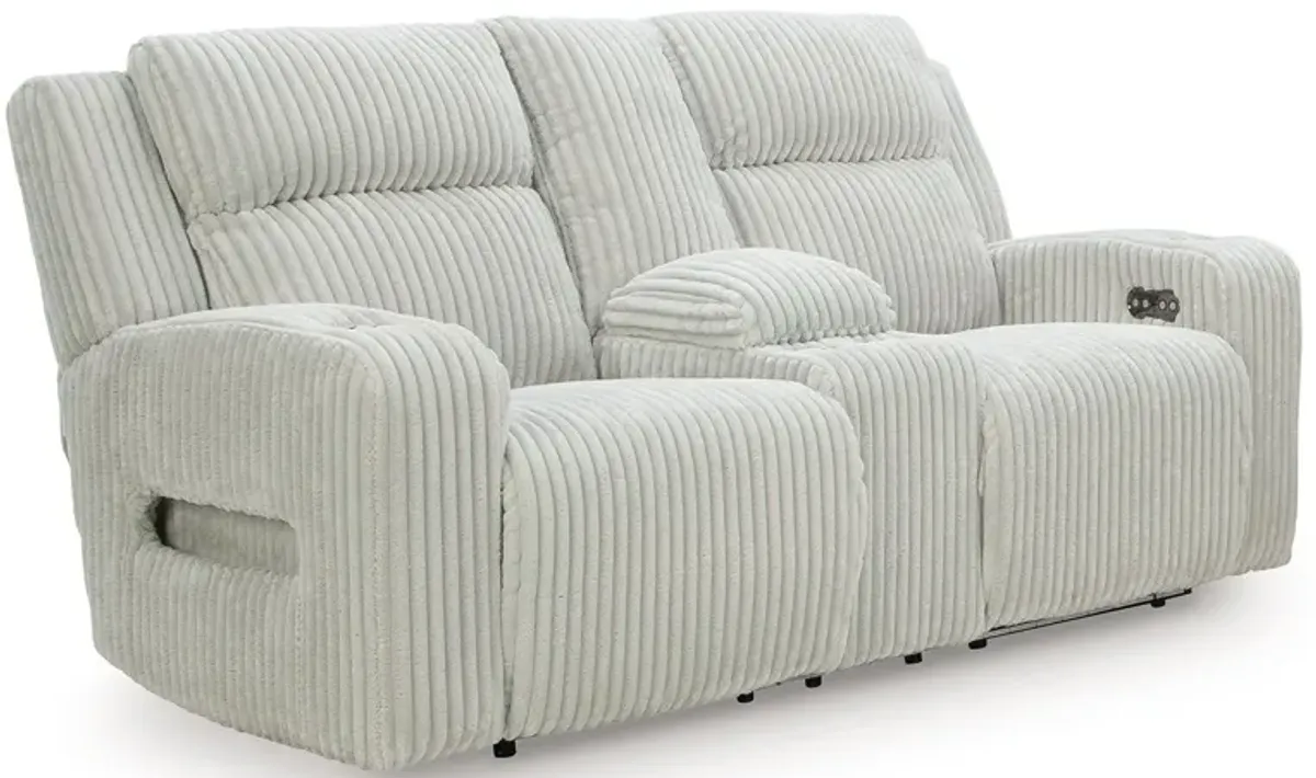 Forest Lake - Power Reclining Loveseat With Console / Adj Headrest