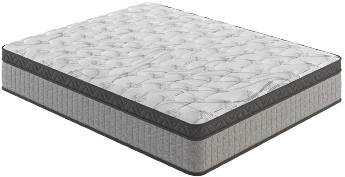 12" Diamond Innerspring Hybrid And Cooling Gel Memory Foam Mattress, High Quality, Pressure Relief, And Motion Isolation