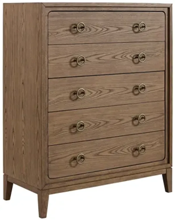 5 Drawer Dresser - Latte