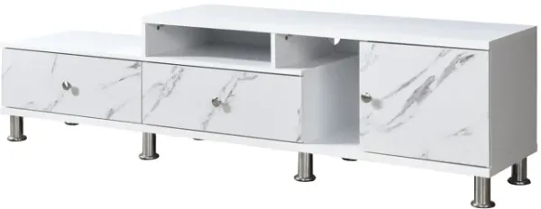 Tessa - TV Stand - White