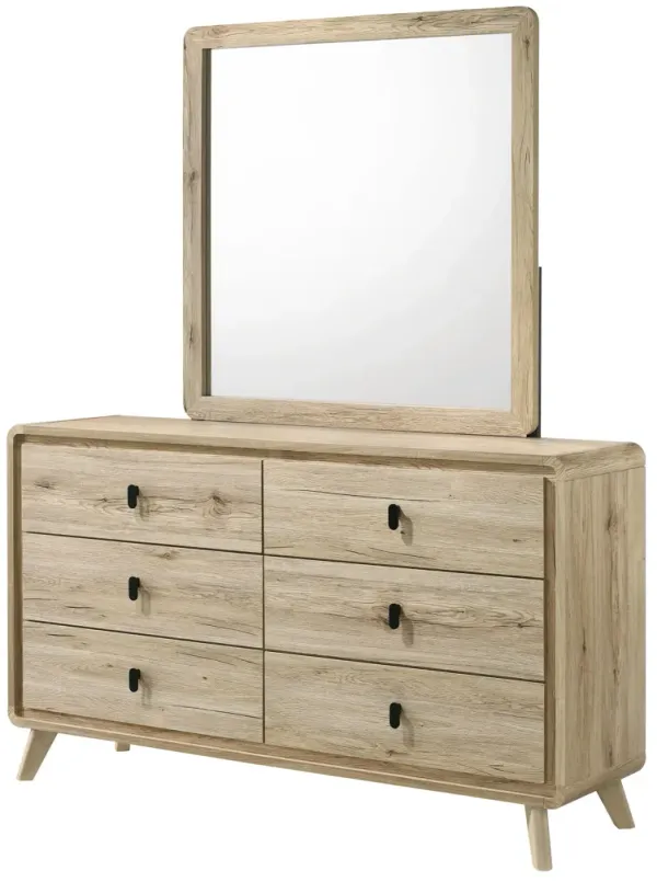 Dawson - Dresser And Mirror - Light Brown
