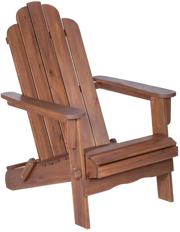 Classic Adirondack Patio Chair Dark - Brown