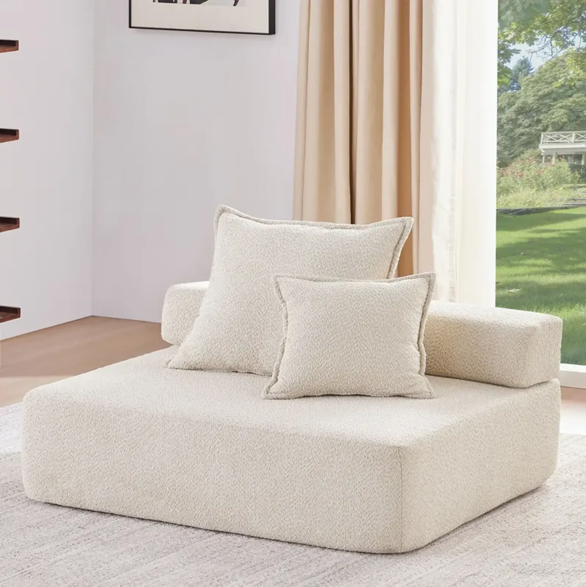 Frame For Oversized Modular U Shaped Sectional Floor Couch Convertible ...