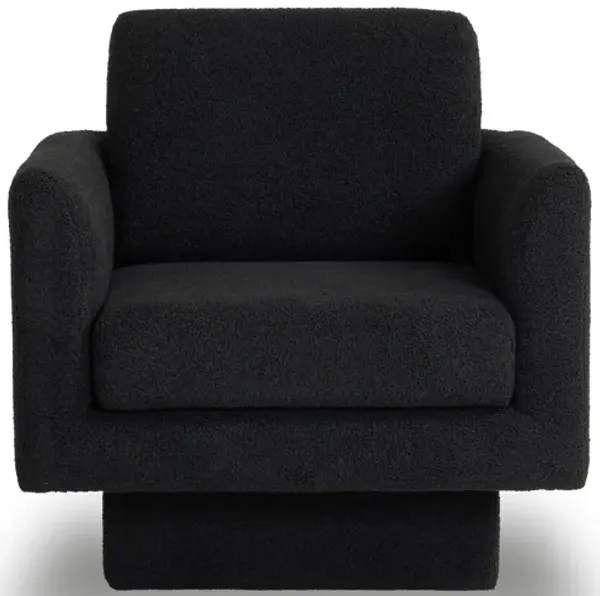 360° Modern Swivel Accent Chair Round Armchair, Thick Padded Single Lounge Sofa Upholstered Comfy