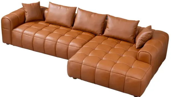 Clark - Sectional Right Sofa - Cognac