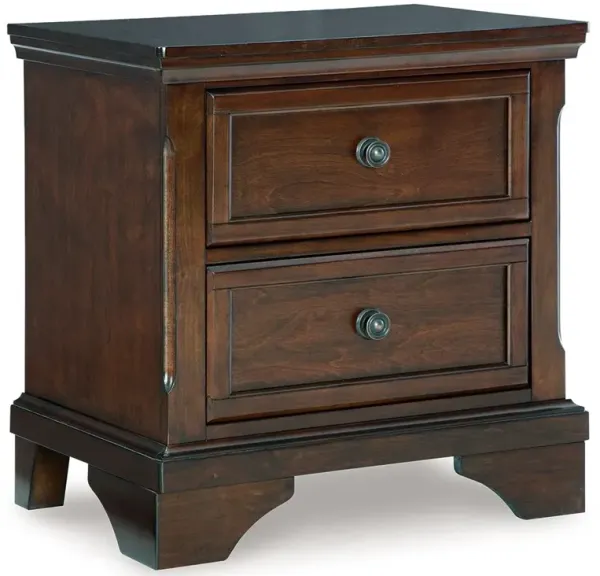 Trellington - Brown - Two Drawer Night Stand