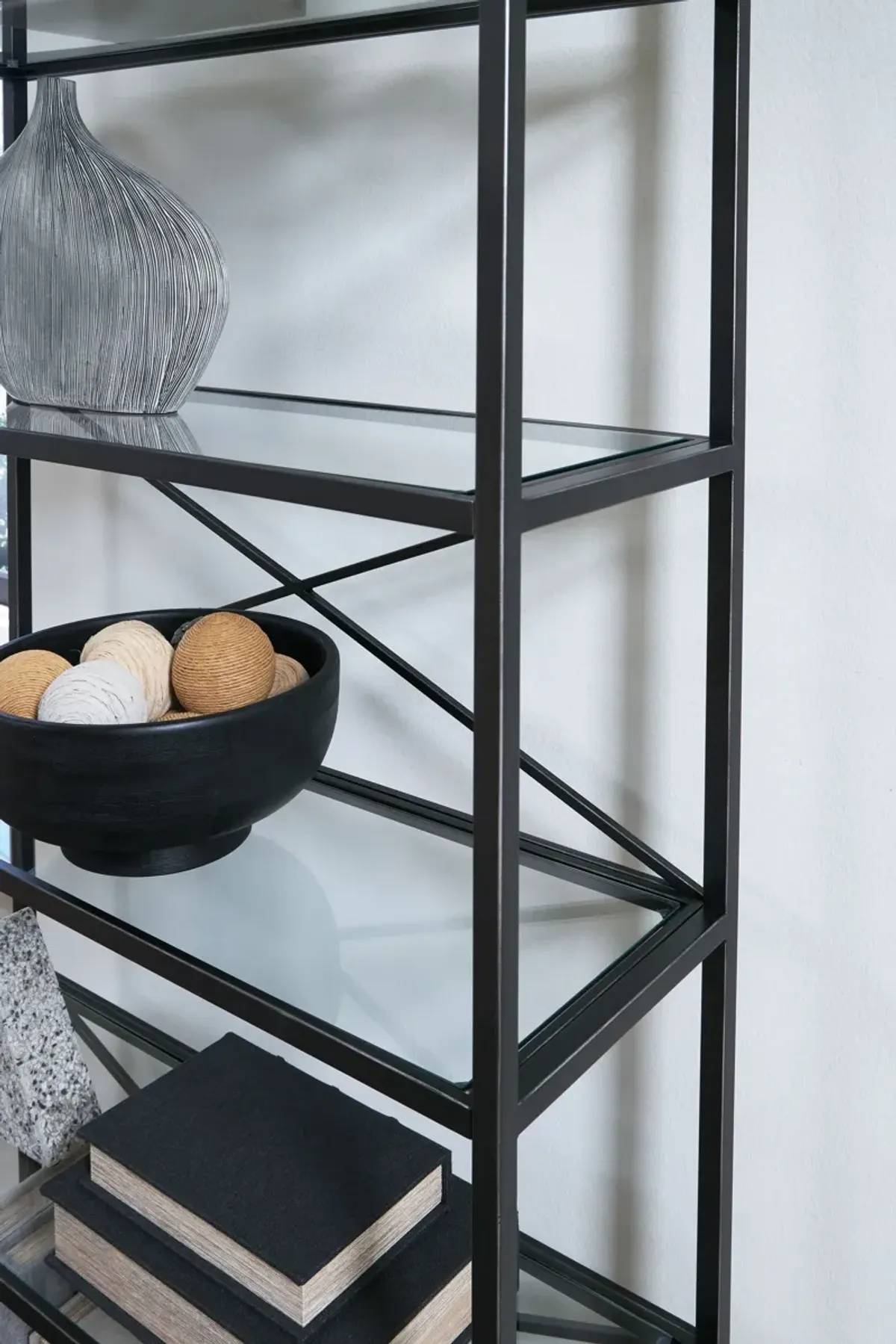 Dakerwell - Antique Black - Bookcase
