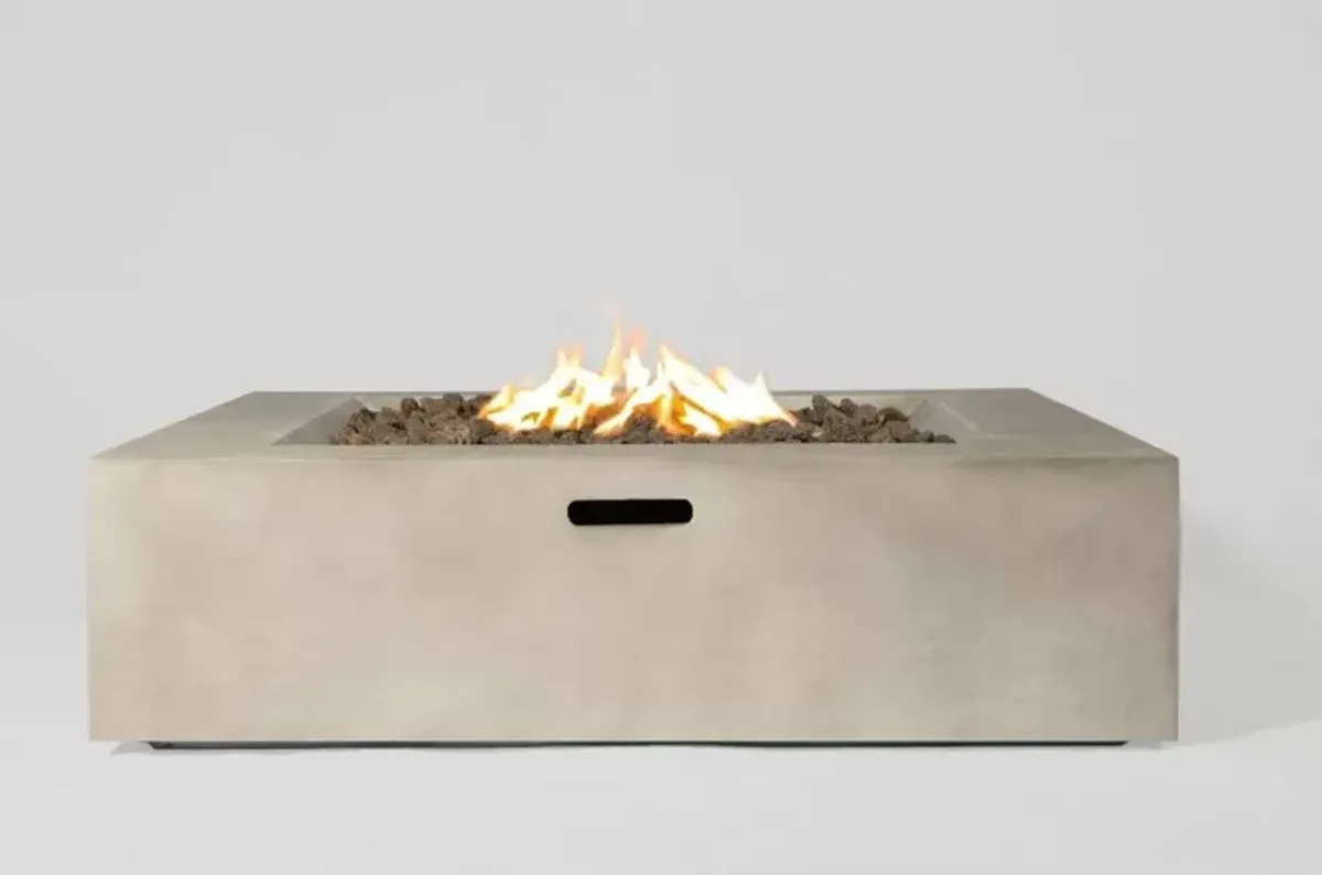 Streamlined Aesthetic Outdoor Fire Pit Table