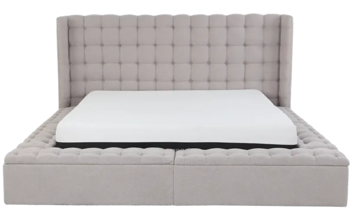 3 Piece Upholstered Storage Bed