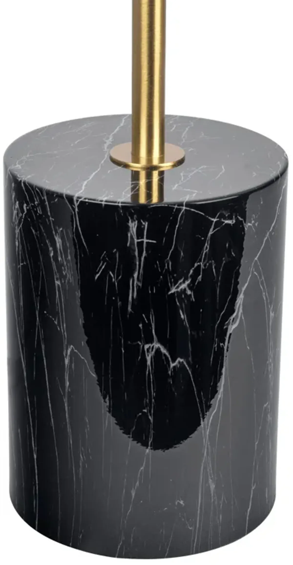 Nova - Hydro Table Lamp With On / Off Switch Double Lamp - Black / Gold / Marble