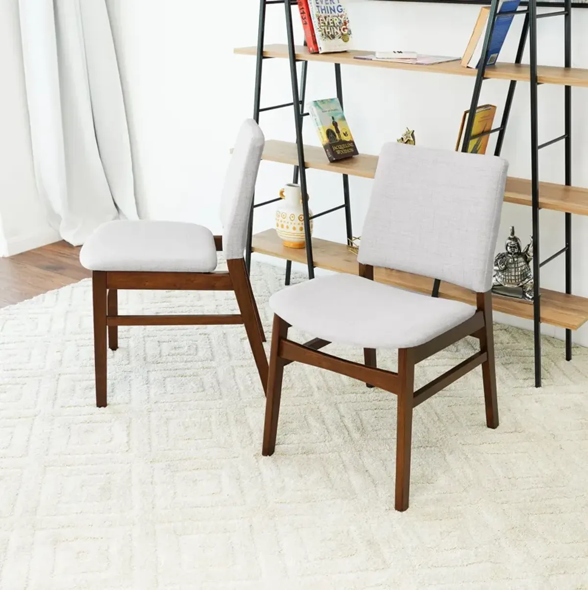 Gusto - Dining Chair (Set of 2) - Brown / Light Gray
