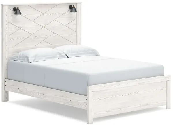 Gerridan - Panel Bed With Sconces
