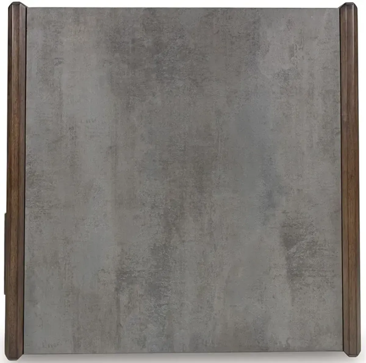 Kallenny - Square Cocktail Table - Brown / Gray