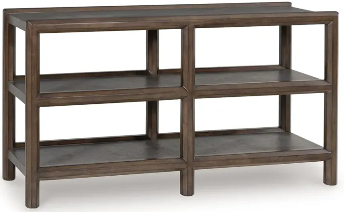 Kallenny - Sofa Table - Brown / Gray