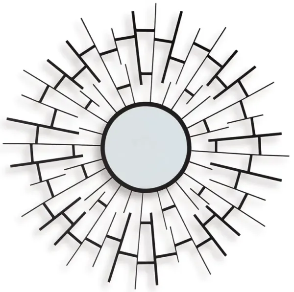 Garrenworth - Black - Accent Mirror