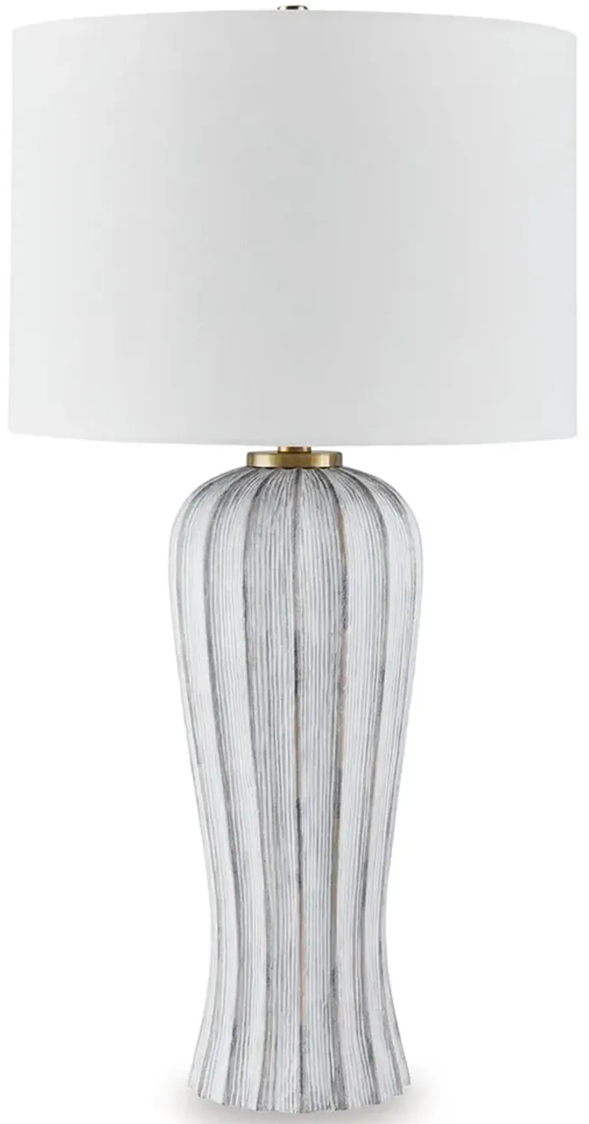 Lanwell - Poly Table Lamp - Antique Gray