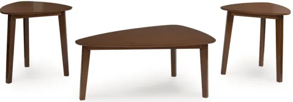 Lyncott - Occasional Wood Table Set (Set of 3) - Brown