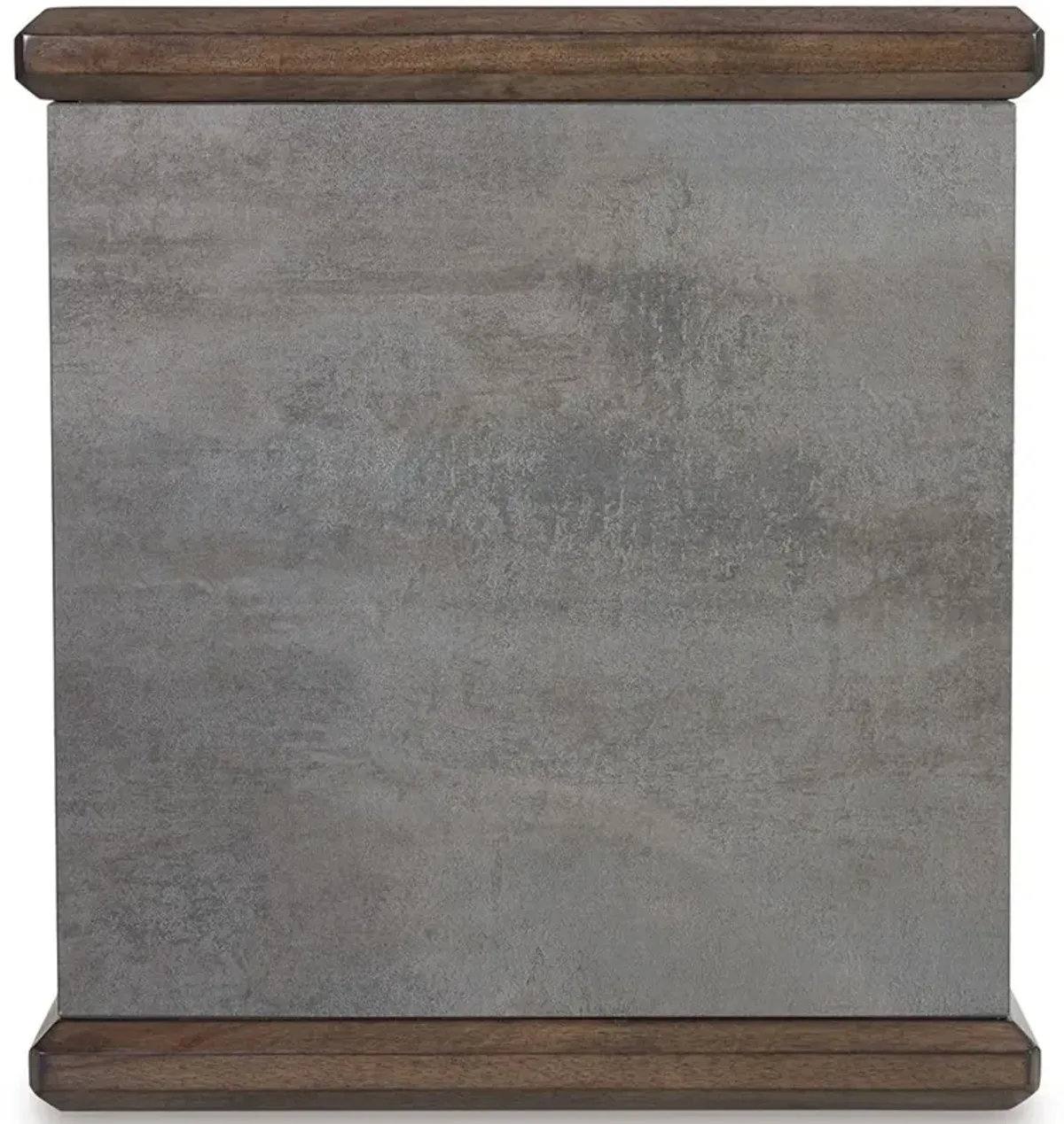 Kallenny - Rectangular End Table - Brown / Gray