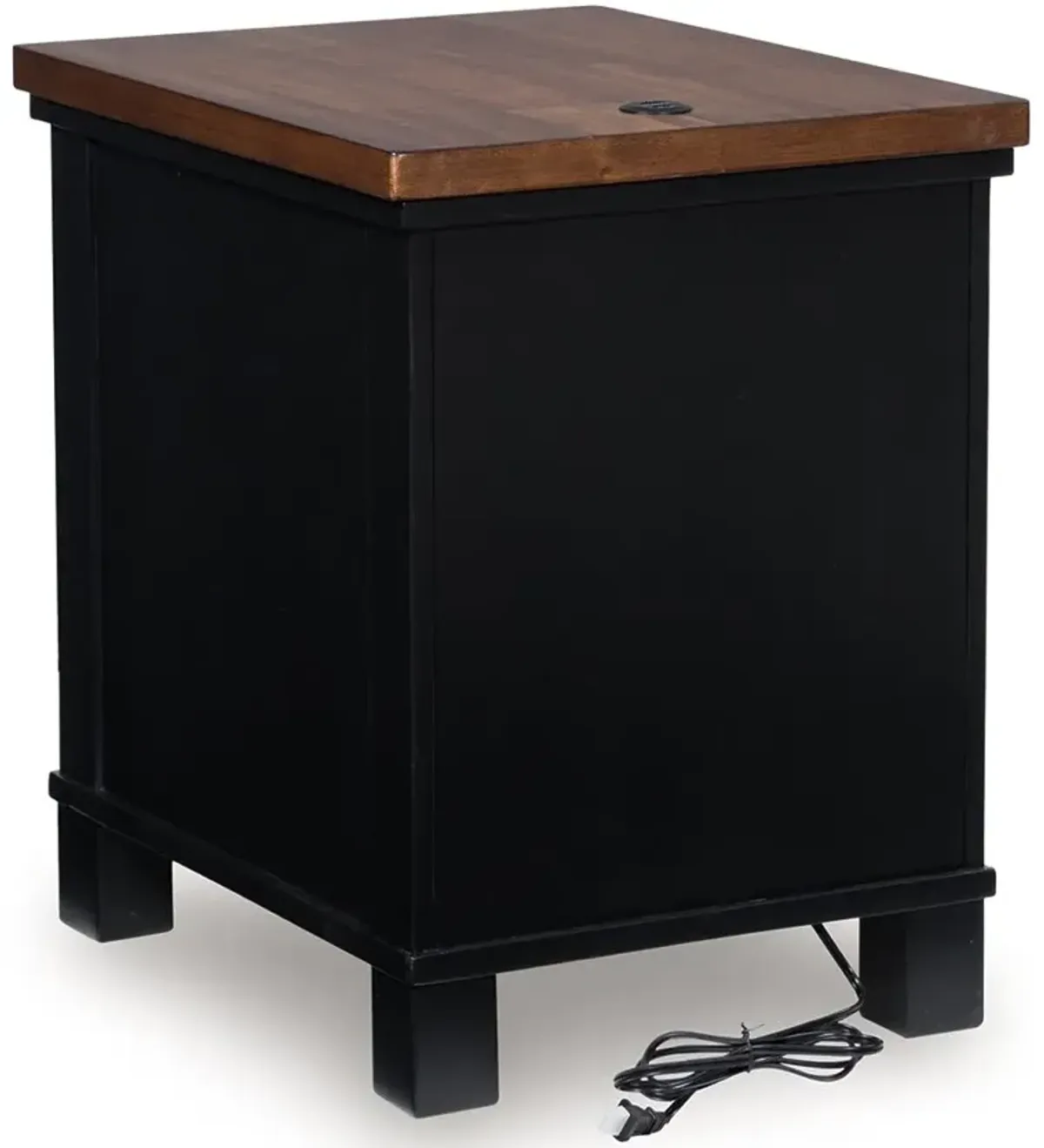 Wildenauer - Chair Side End Table - Brown / Black