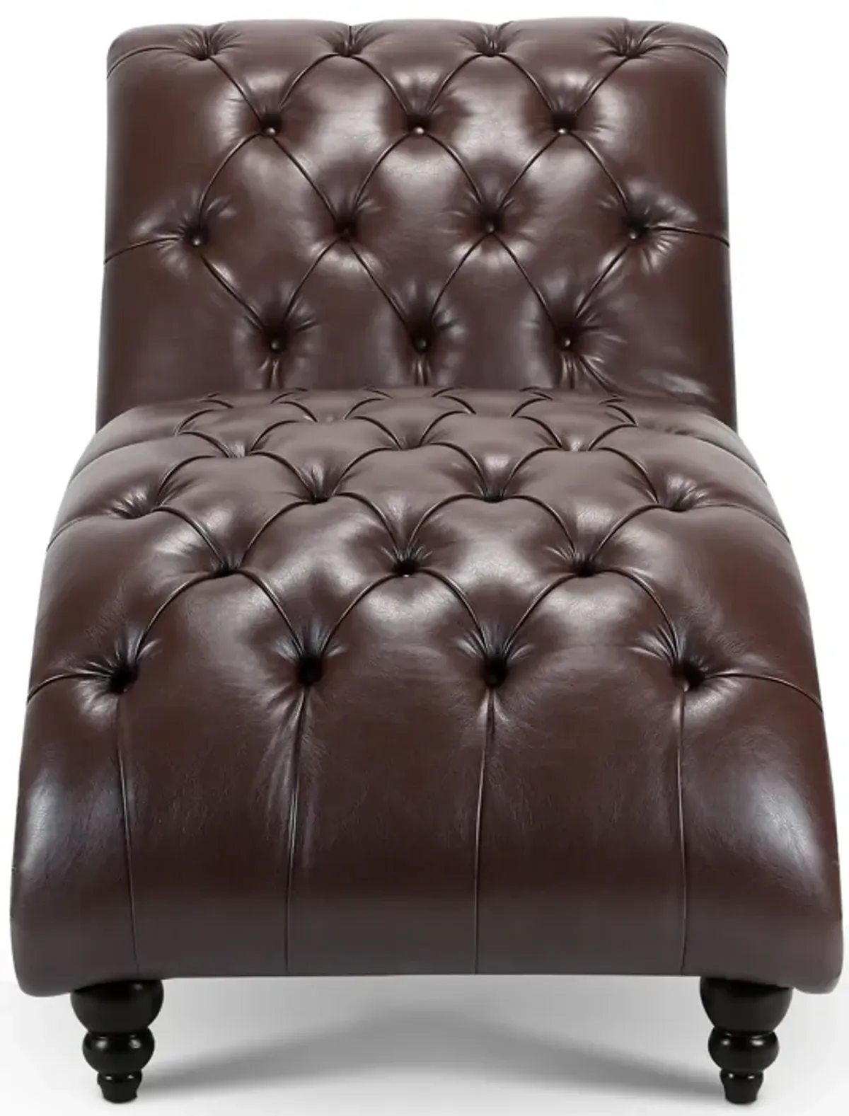 Tufted Armless Chaise Lounge